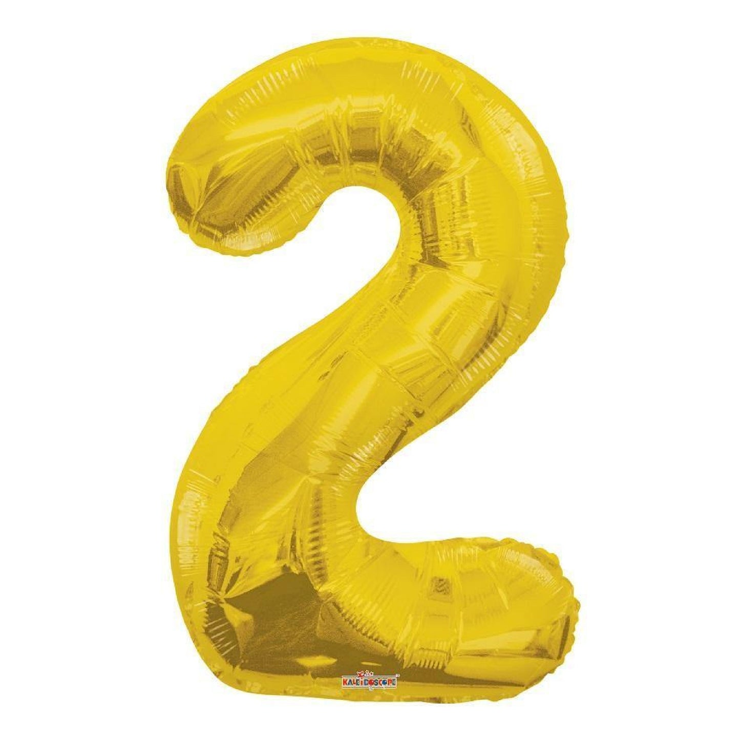 34 inch Gold Balloon Number 2 Helium filled