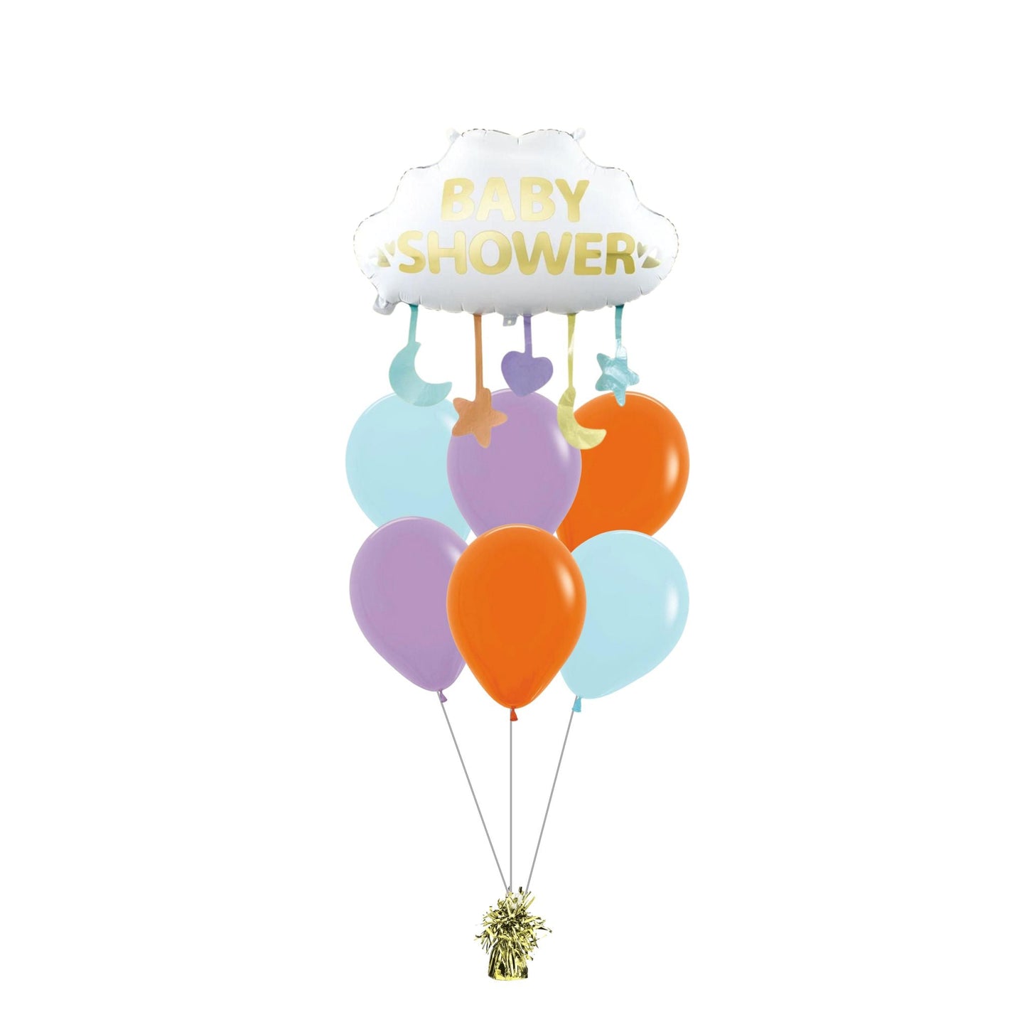 24 Inch Fun Helium Quality Baby Shower Cloud Foil Balloon