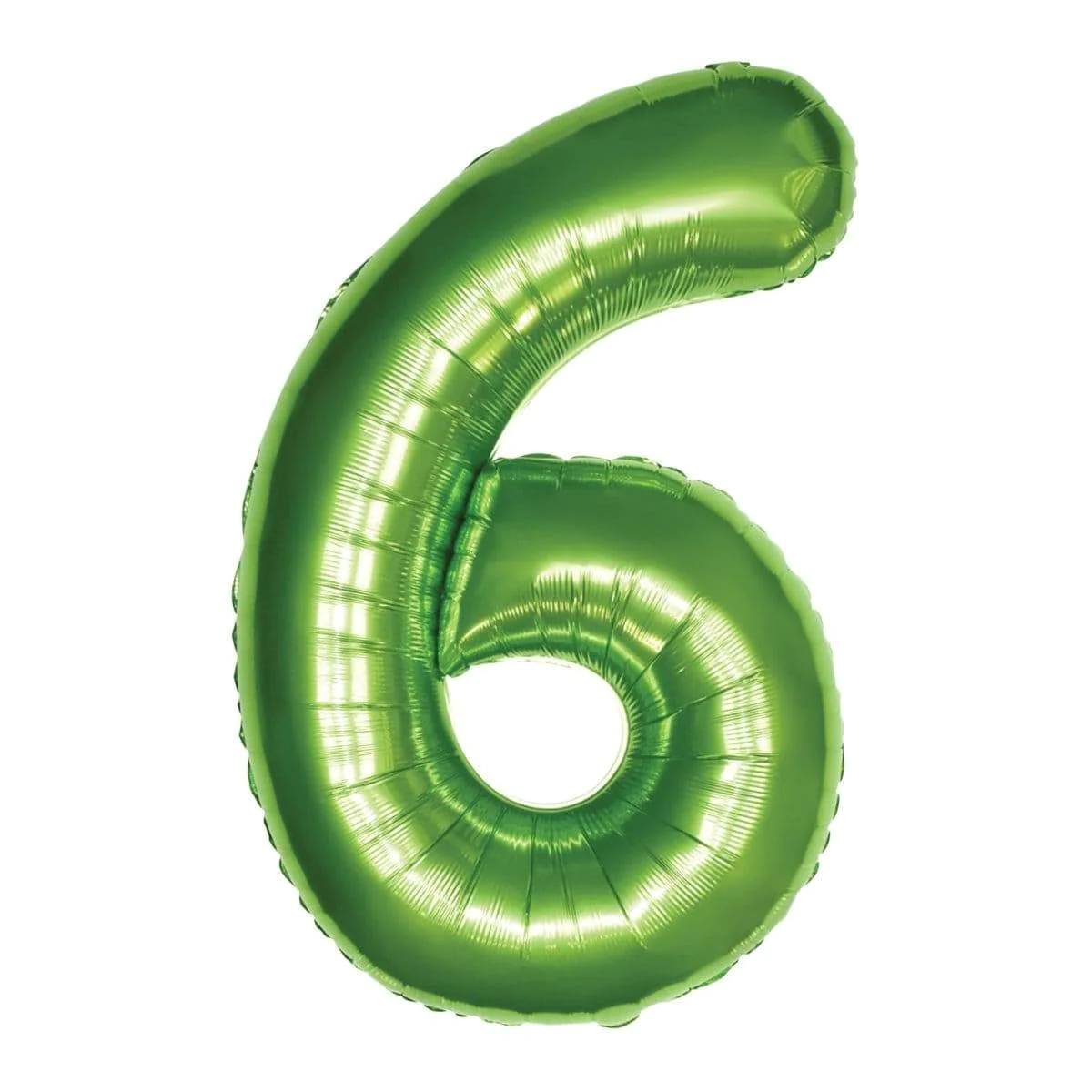 34 inch Lime Green Jumbo Balloon Number 6