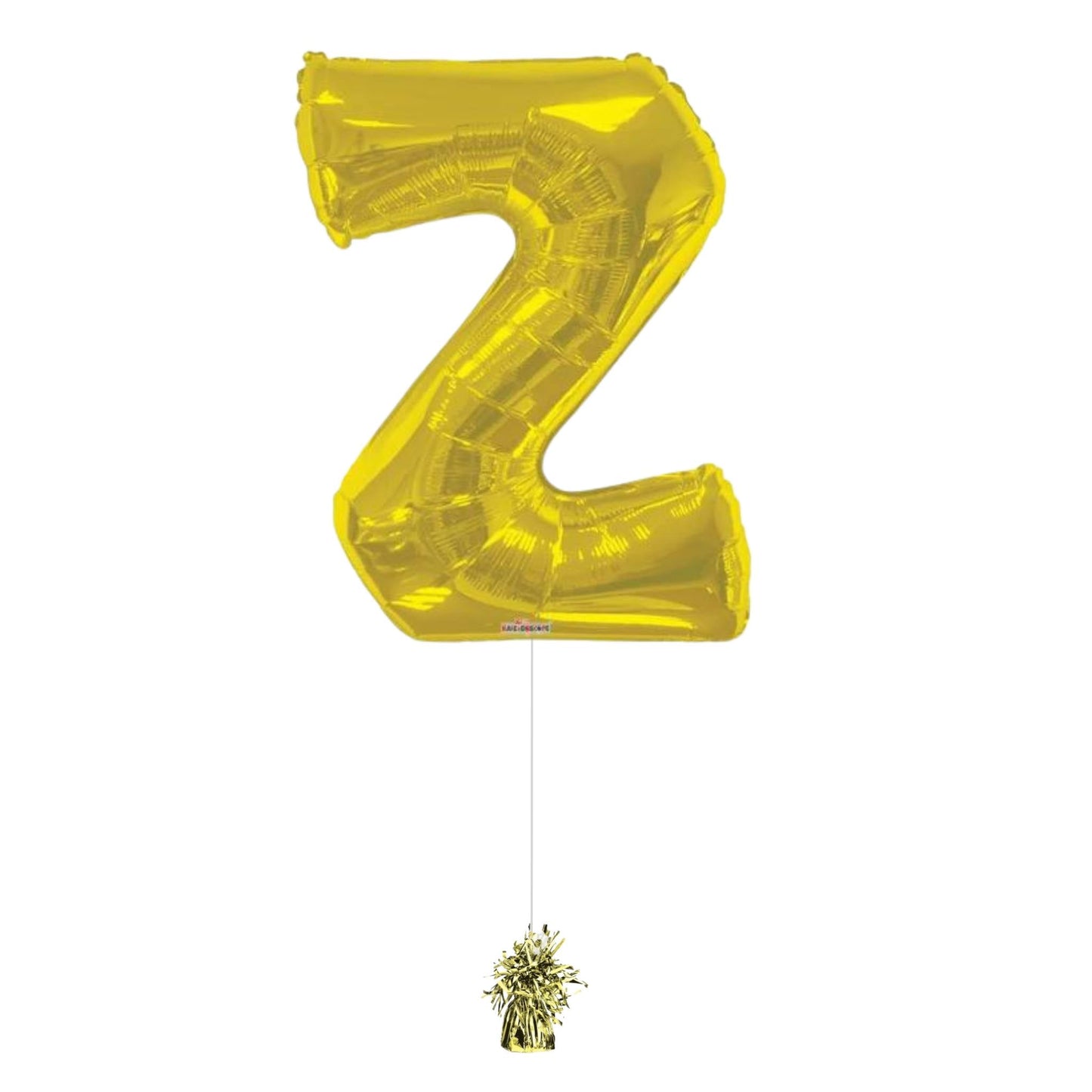 34" Gold Letter Z (Helium Filled)