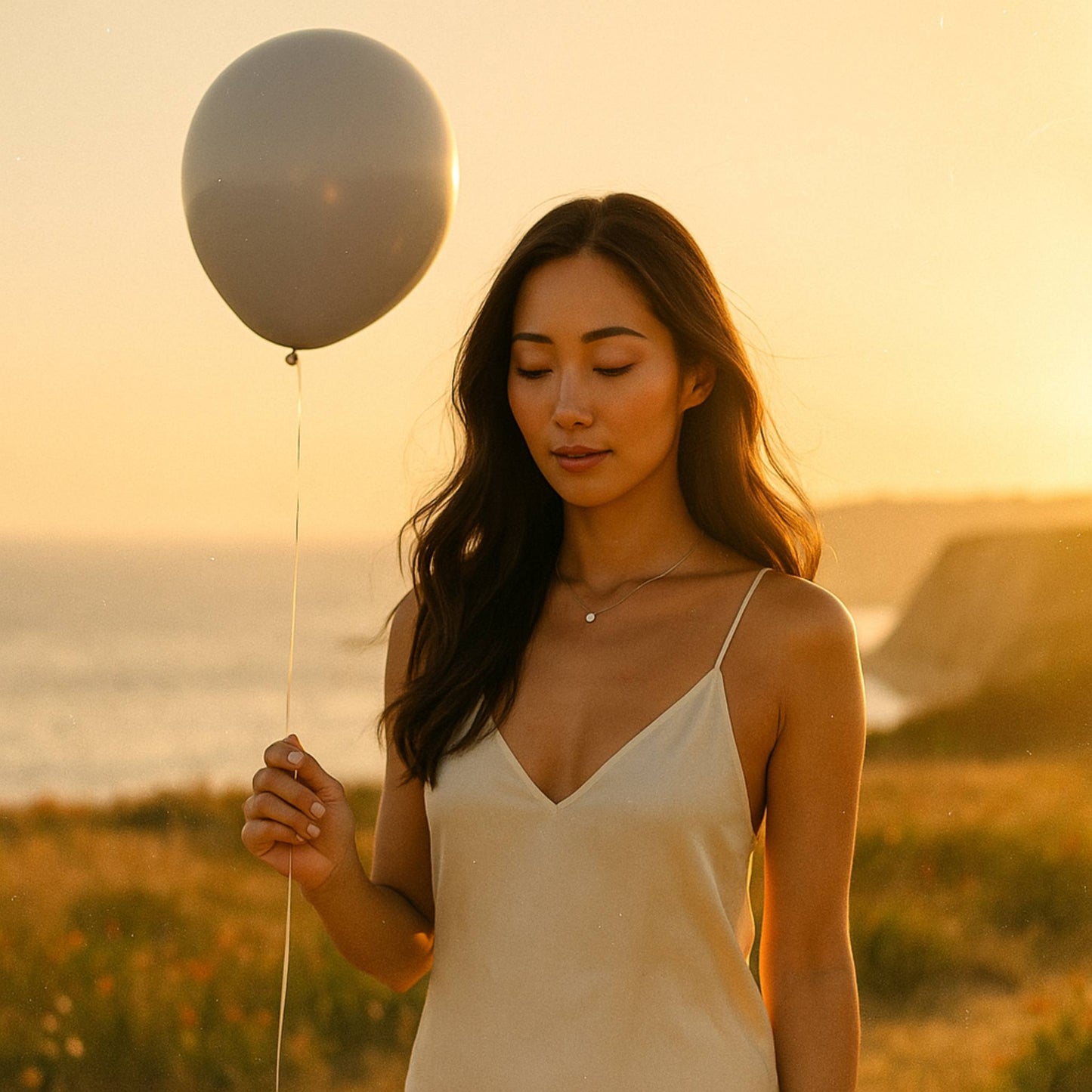 11 inch helium filled Grey latex balloon