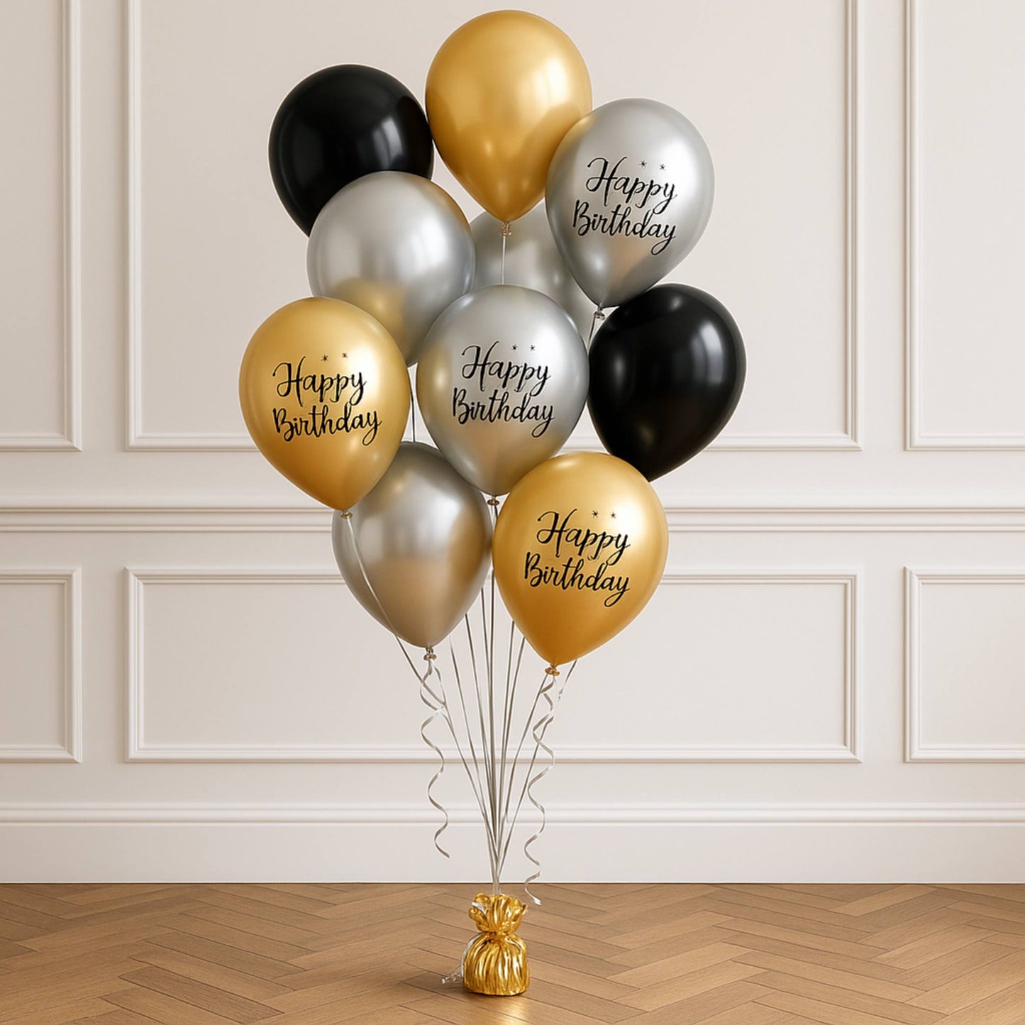 Unique birthday bouquet of 10
