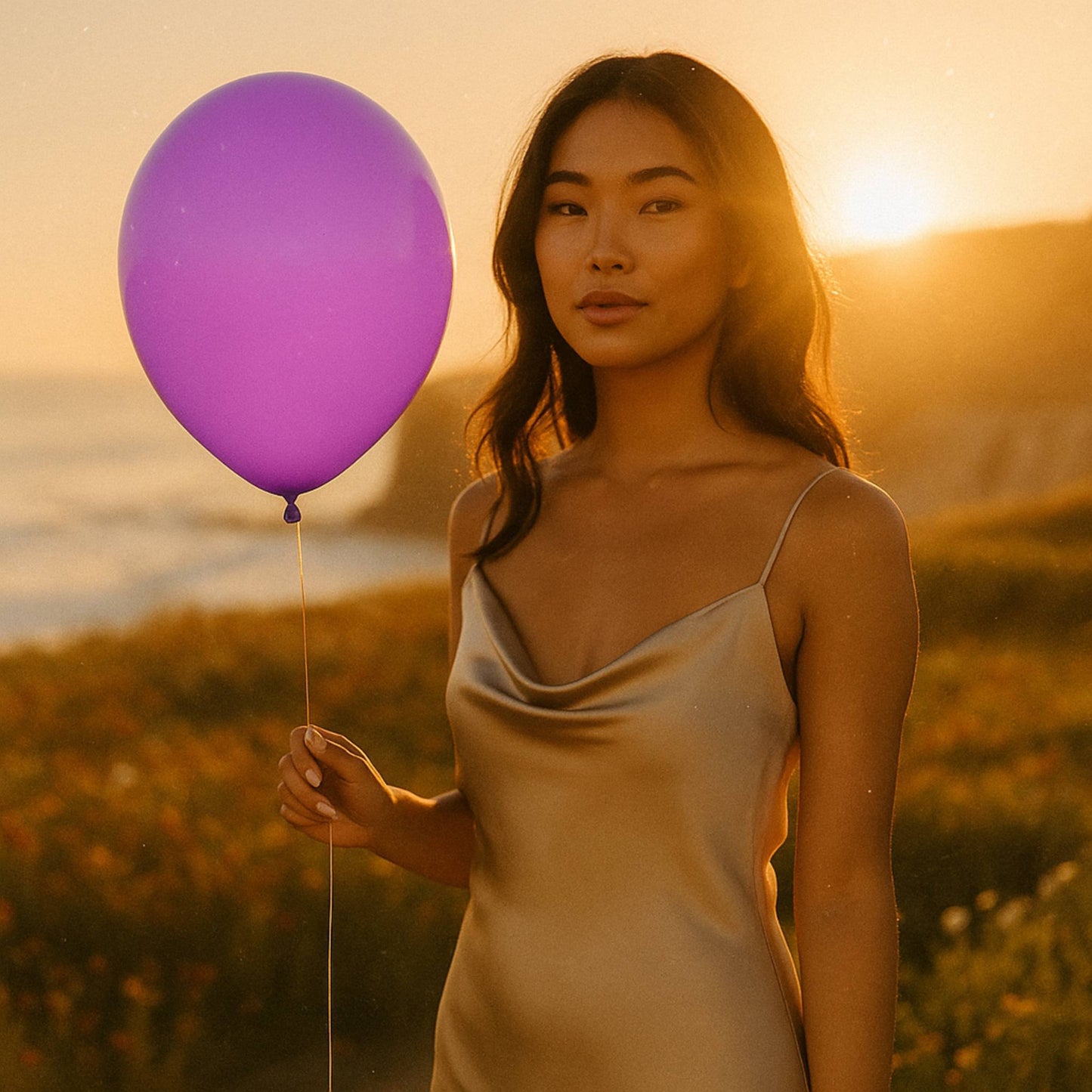 11-Inch Deluxe Lilac Helium Balloon – Elegant Party Accent