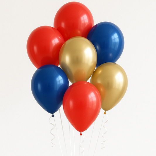 Royal Victory Helium Balloon Bouquet of 7