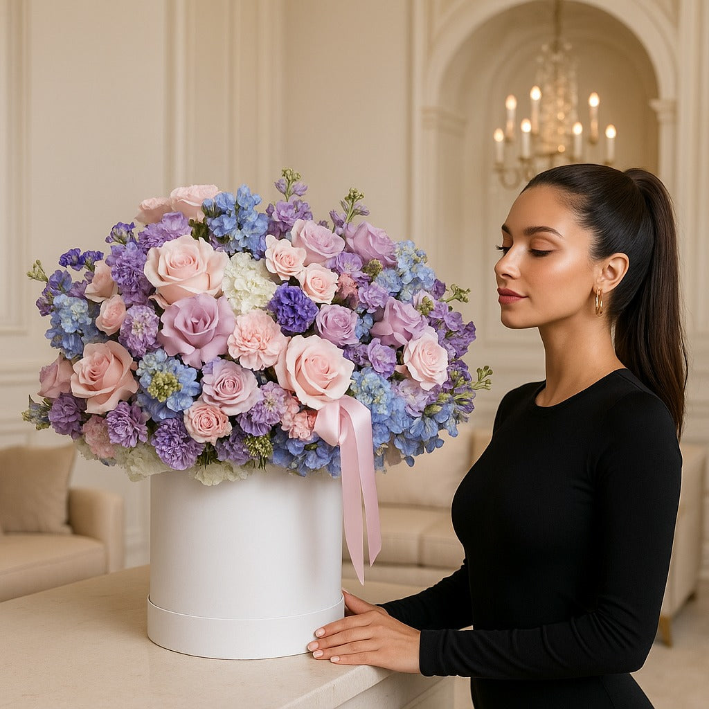 Luxury N°5 Secret Garden Fresh Flower Box