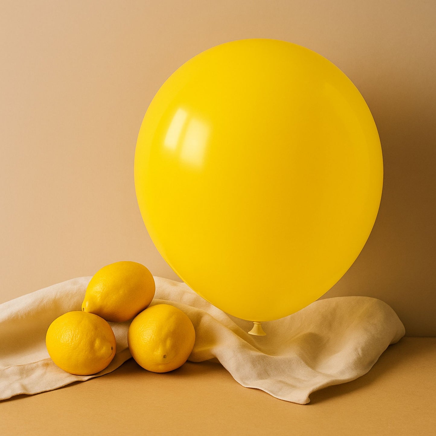 11-Inch Yellow Helium Balloon – Bright & Cheerful Party Decor