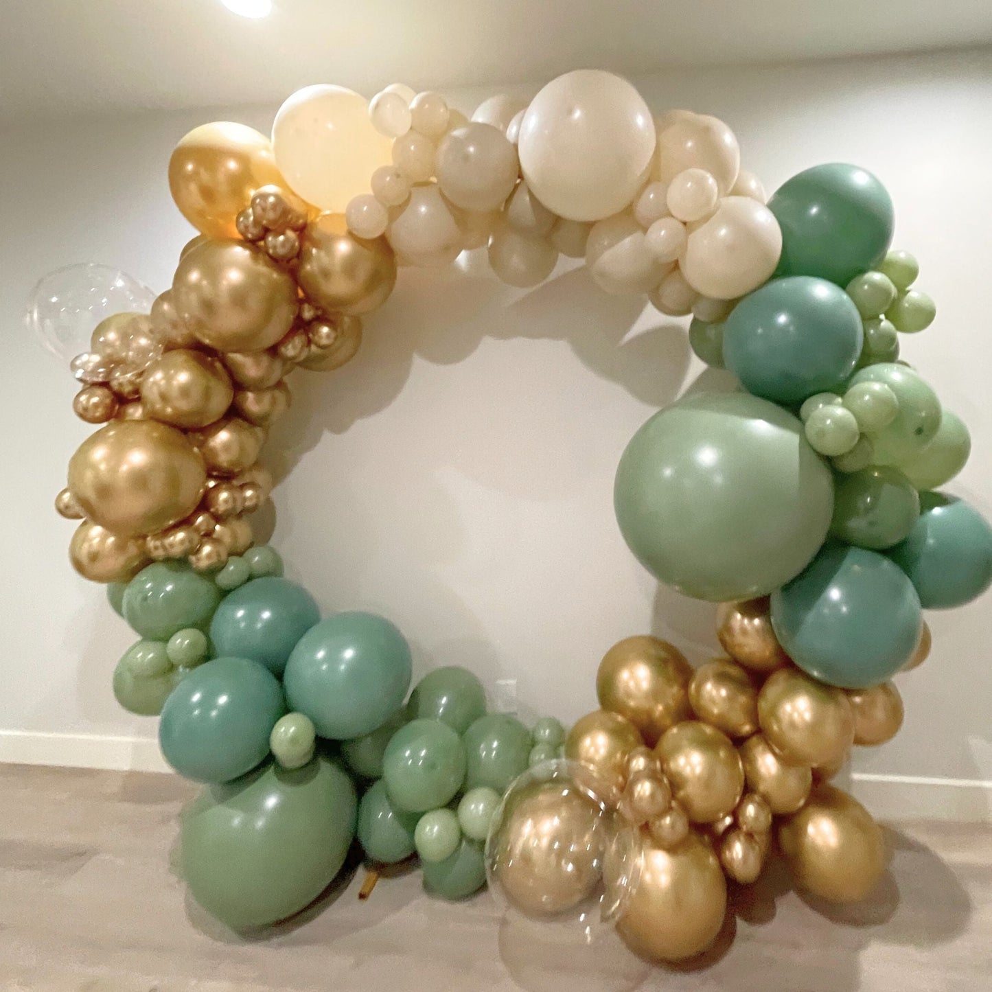 Eucalyptus Sphere Soiree Backdrop