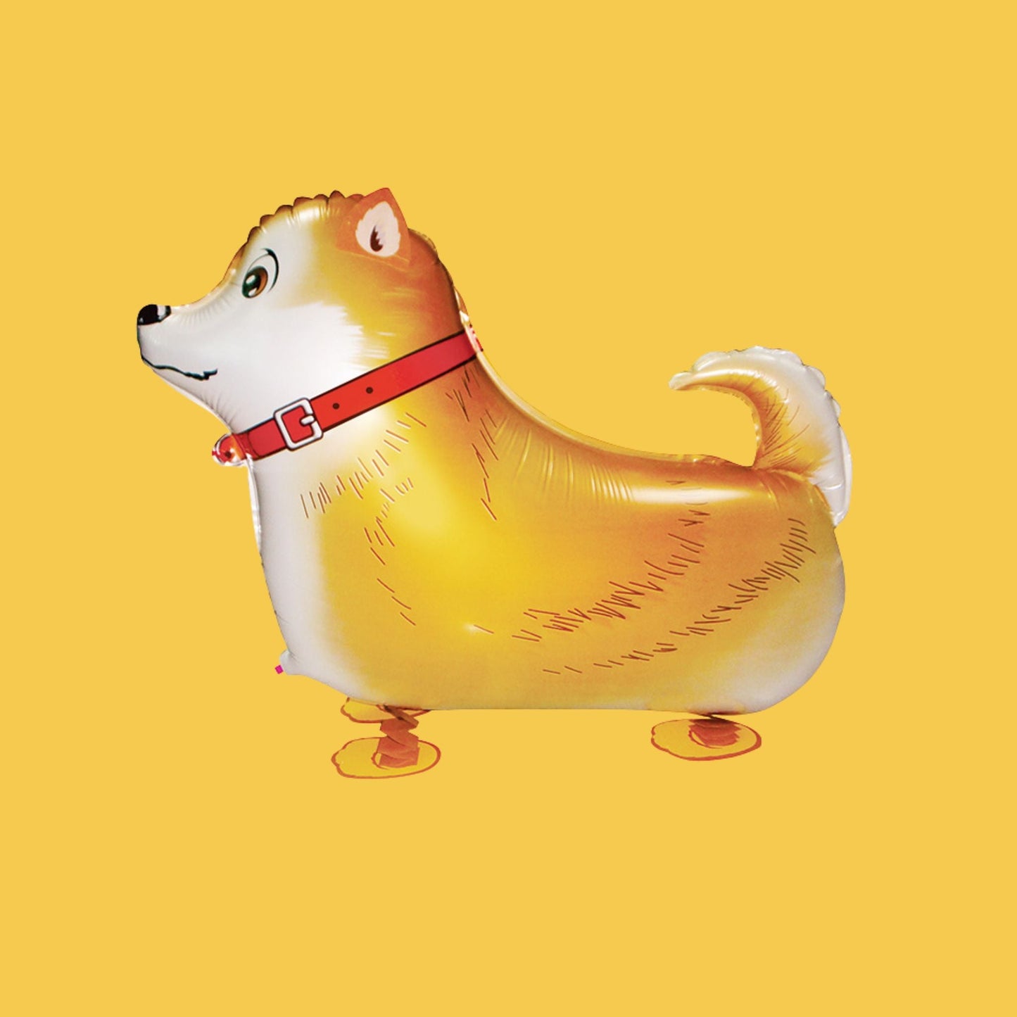 cute helium filled walking dog foil balloon