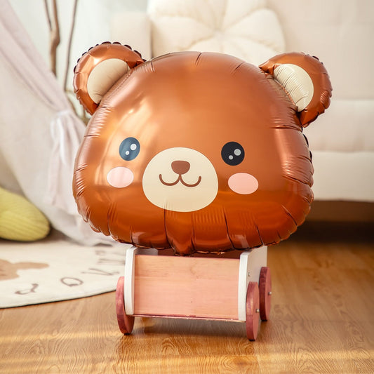 24 Inch Cute Helium Quality Bear Head Foil Balloon