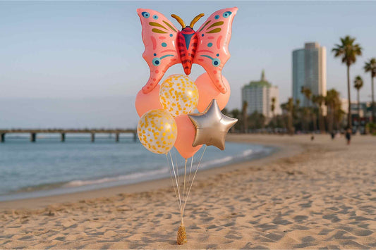 Long Beach Balloon Delivery Helium Bouquets, Numbers &amp; Ceiling Balloons