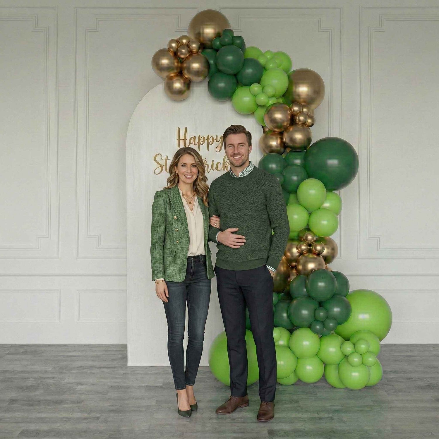 St Patrick’s Day Balloon Backdrop
