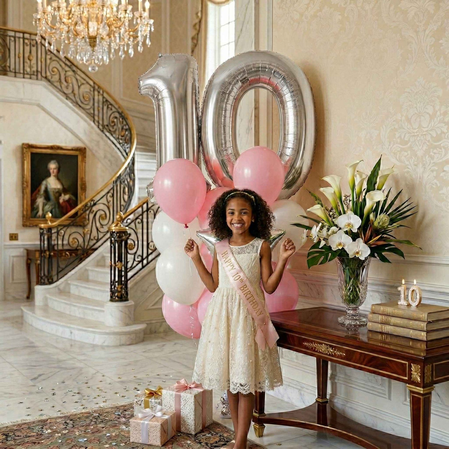 Girls Birthday Balloons