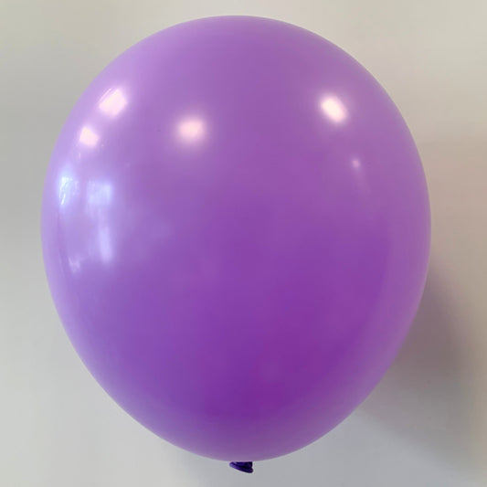 11 inch helium filled Deluxe Lilac latex balloon