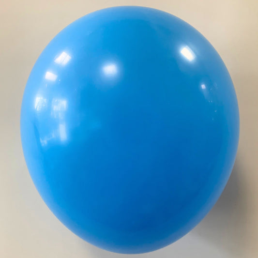 11 inch helium filled Standard Dark Blue latex balloon