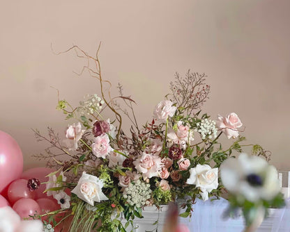Los Angeles Luxury French Floral and Balloon Decoration Package