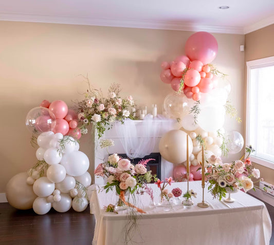 Los Angeles Luxury French Floral and Balloon Decoration Package