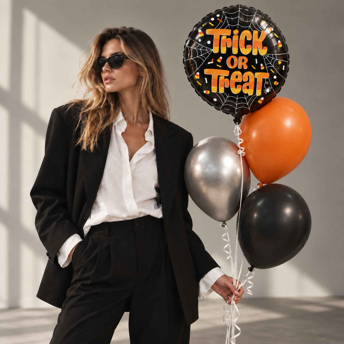 Halloween Helium Balloon Bouquet of 4