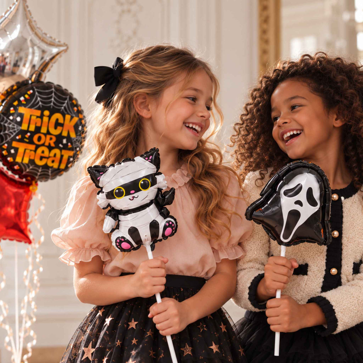 Trick Or Treat Inflated Halloween Balloon Bundle