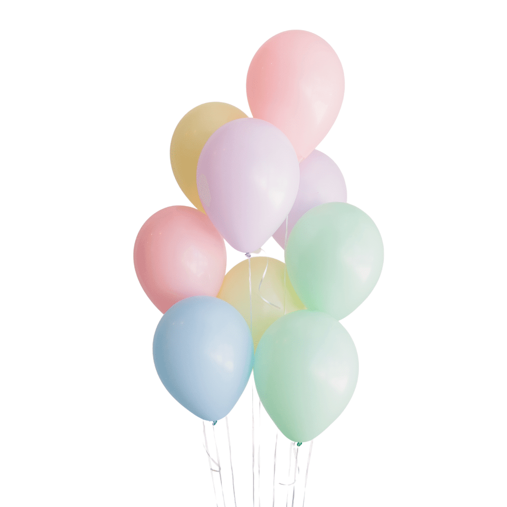 Pastel Party Rainbow Party Balloon Bouquet