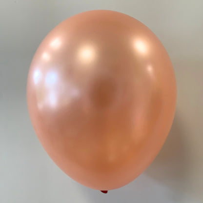11-Inch Metallic Rose Gold Helium Balloon – Luxurious Party Accent