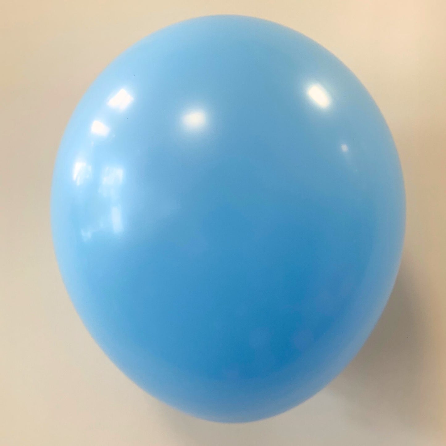 11 inch helium filled Sky Blue latex balloon