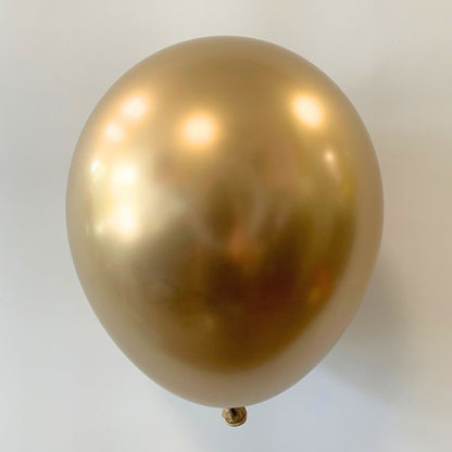 11-Inch Chrome Sand Gold Helium Balloon – Luxurious Party Decor