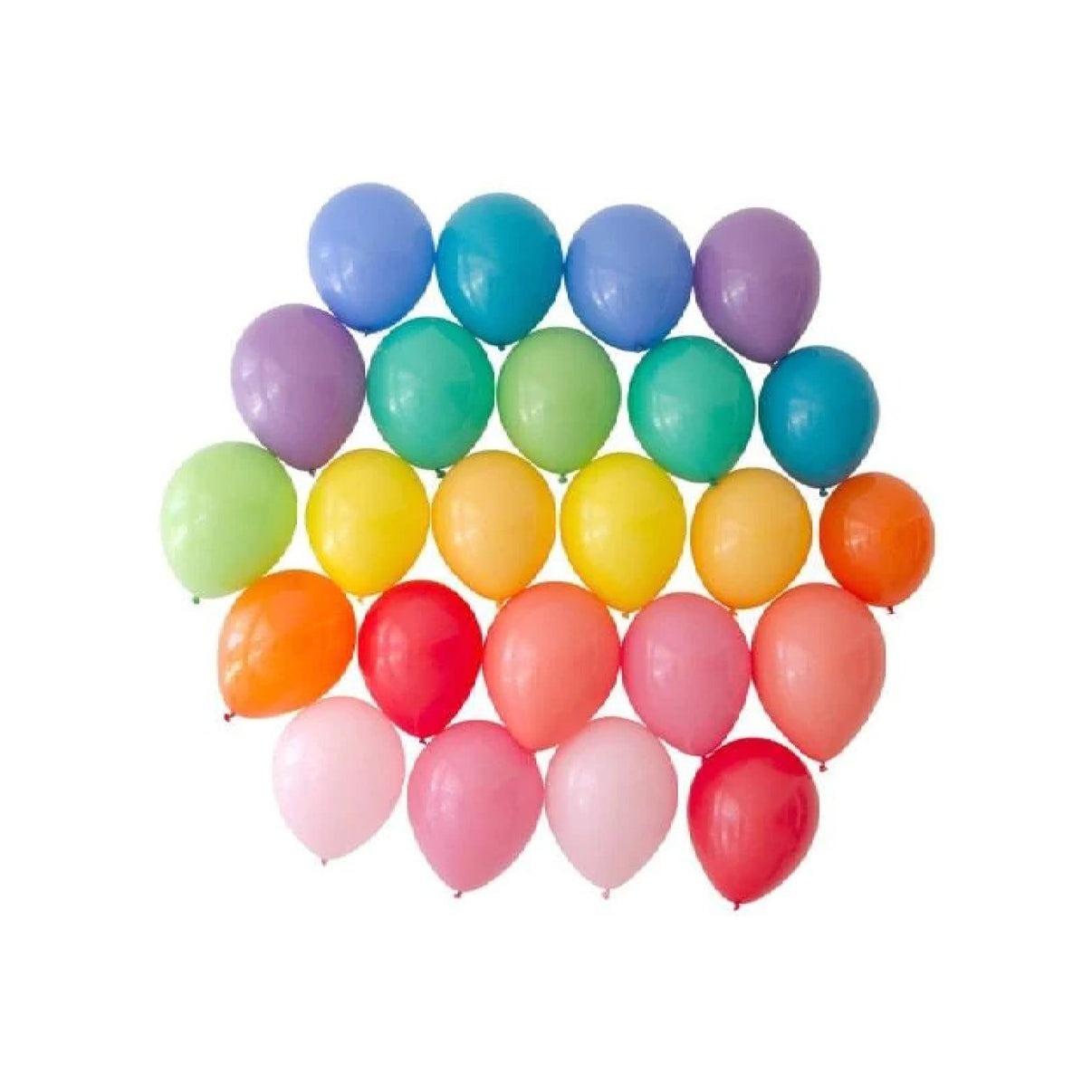 Colorful Air Filled Balloons (Bag of 12)