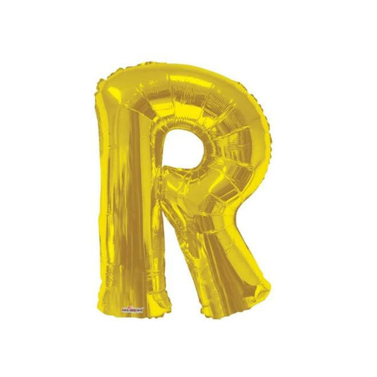 34" Gold Letter R (Helium Filled)