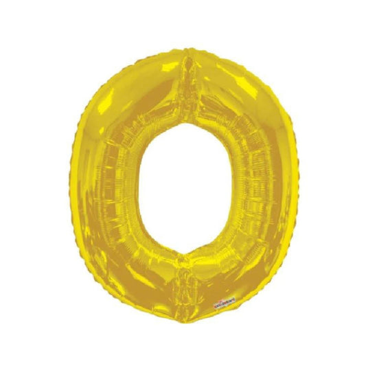 34" Gold Letter O (Helium Filled)