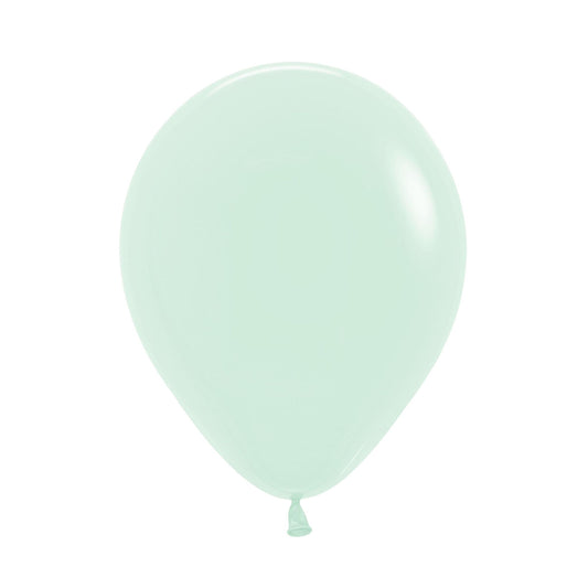 11-Inch Pastel Green Helium Balloon – Soft Party Decor