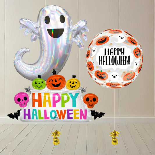 Halloween Ghost Helium Balloon Set