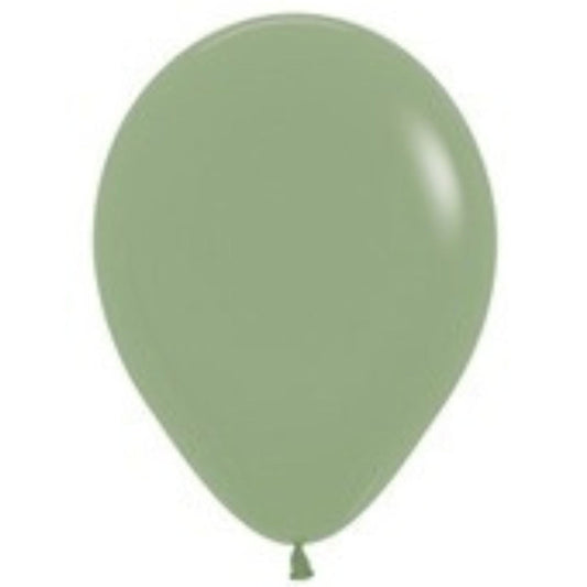 11 inch helium filled Eucalyptus latex balloon