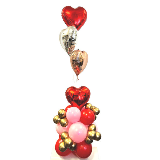 Customized Love Heart Column