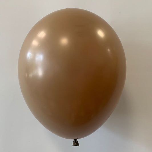 11-Inch Mocha Brown Helium Balloon – Sophisticated Party Decor