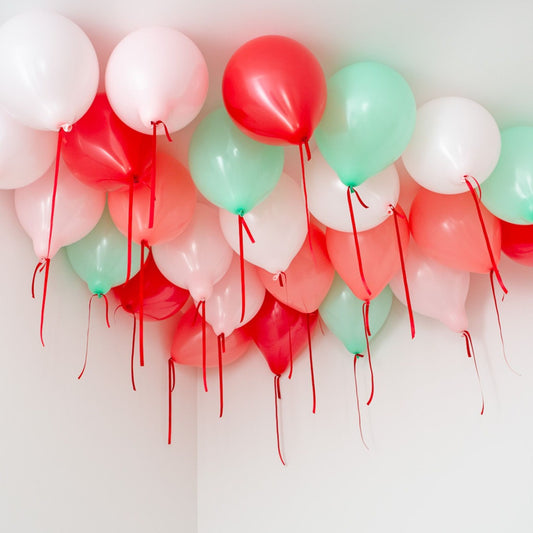 25 Christmas Sweet Helium Ceiling Balloons