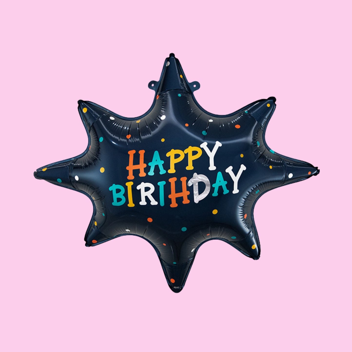 Birthday Blast Star helium filled foil balloon