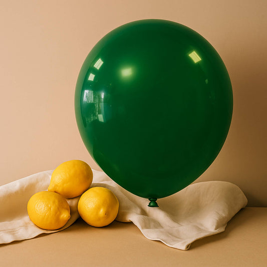 11-Inch Forest Green Helium Balloon – Natural Party Decor
