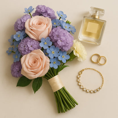 Luxury N°5 Secret Garden Fresh Flower Box