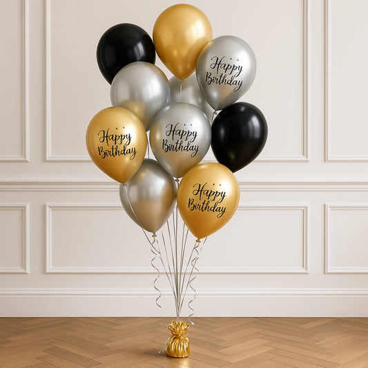 Unique birthday bouquet of 10