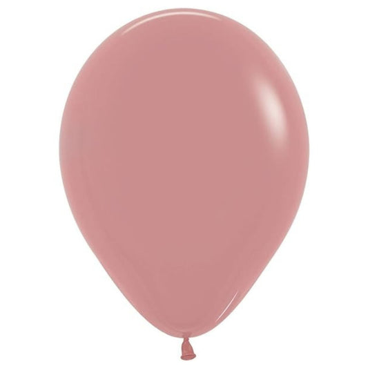 11-Inch Rosewood Helium Balloon – Elegant & Timeless Party Decor