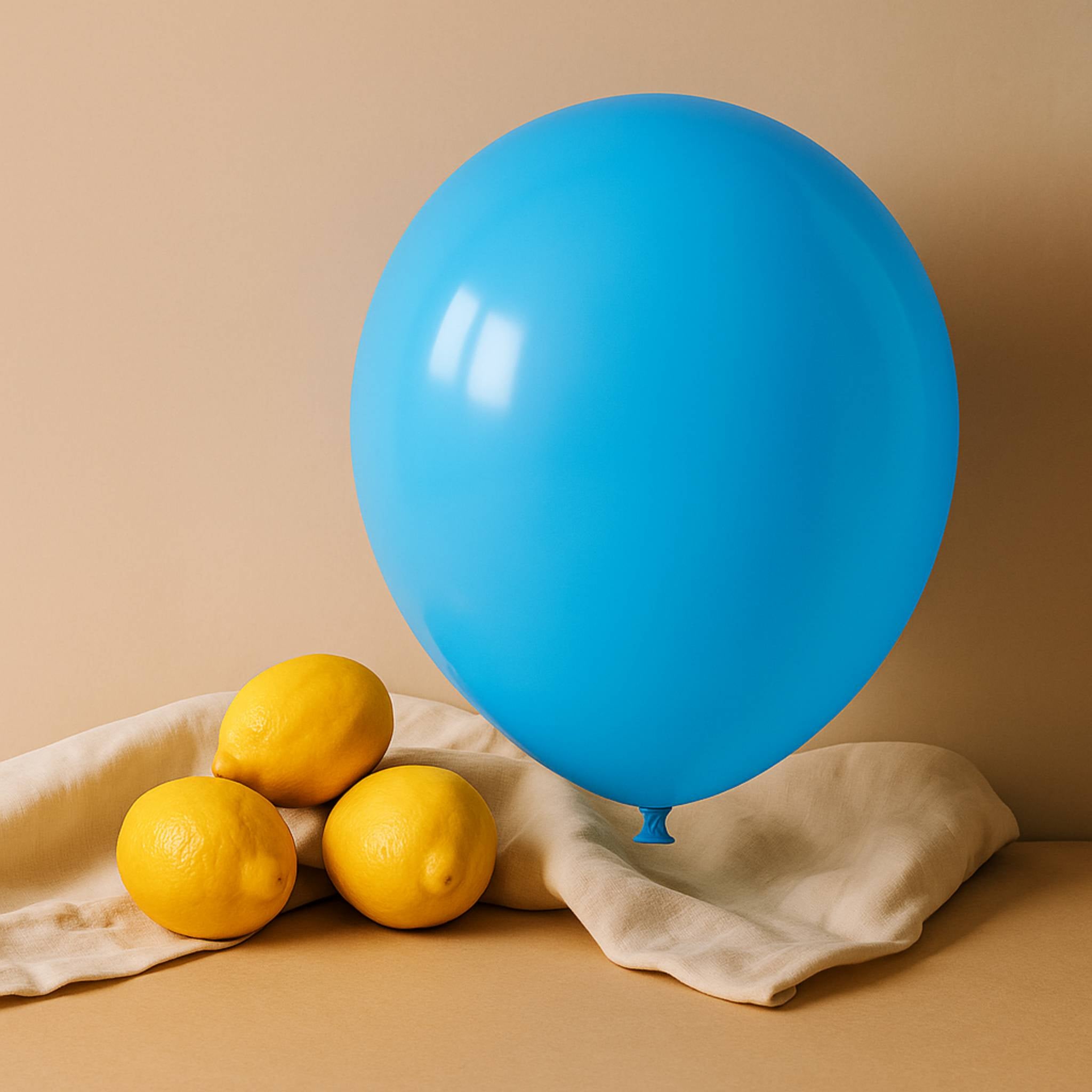 11 inch helium filled Sky Blue latex balloon | Los Angeles Balloon ...