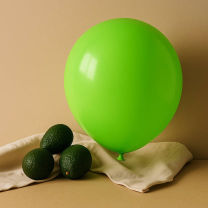 11 Inch Lime Green Helium Balloon – Vibrant Party Accent