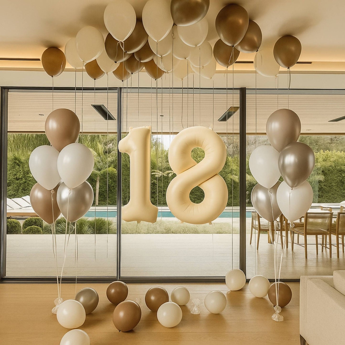 Ivory Hollywood Birthday Celebration Balloon Package