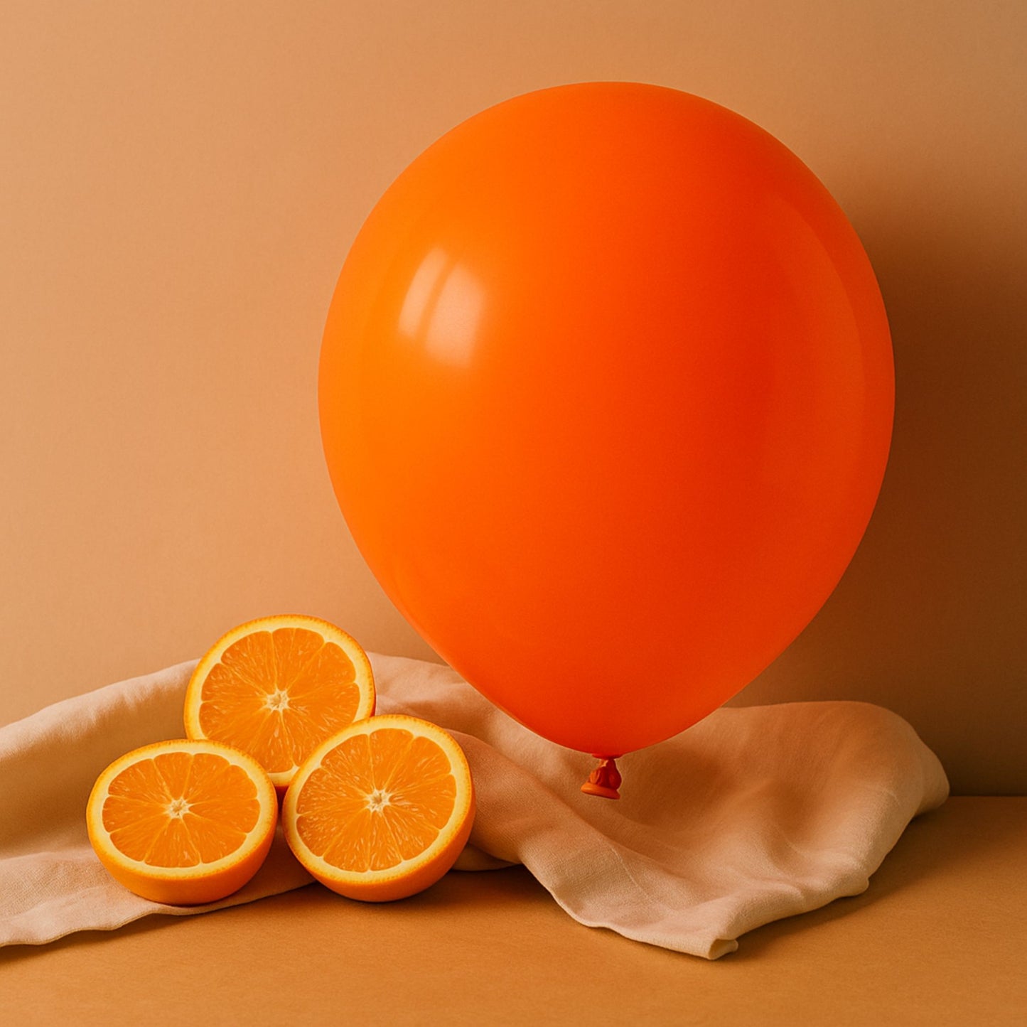 11-Inch Orange Helium Balloon – Vibrant Party Accent