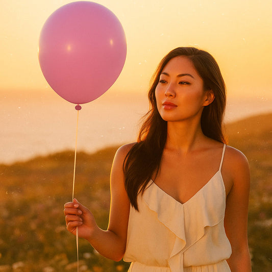 11-Inch Pastel Dusk Lavender Helium Balloon – Stylish Event Decor