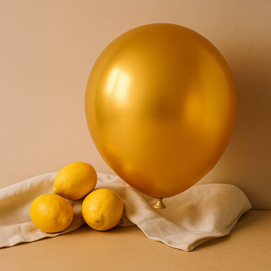 11-Inch Metallic Gold Helium Balloon – Luxurious Party Decor
