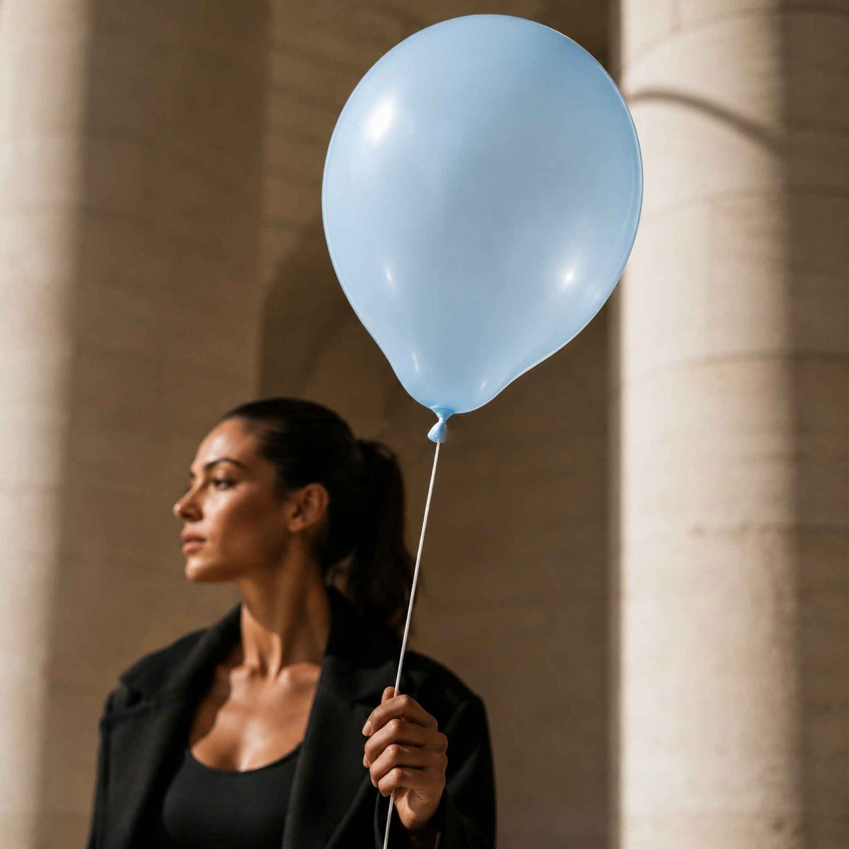 11-Inch Pastel Blue Helium Balloon
