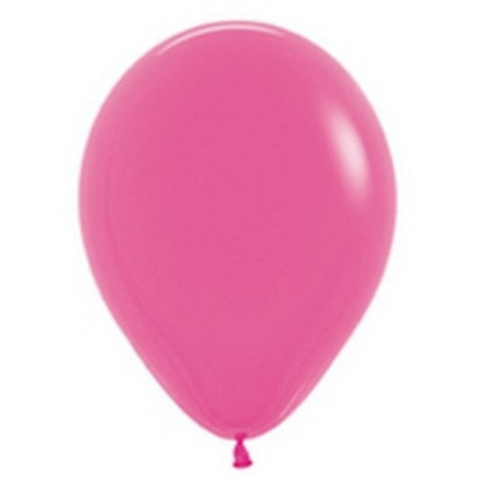 11 inch helium filled Barbie Pink latex balloon