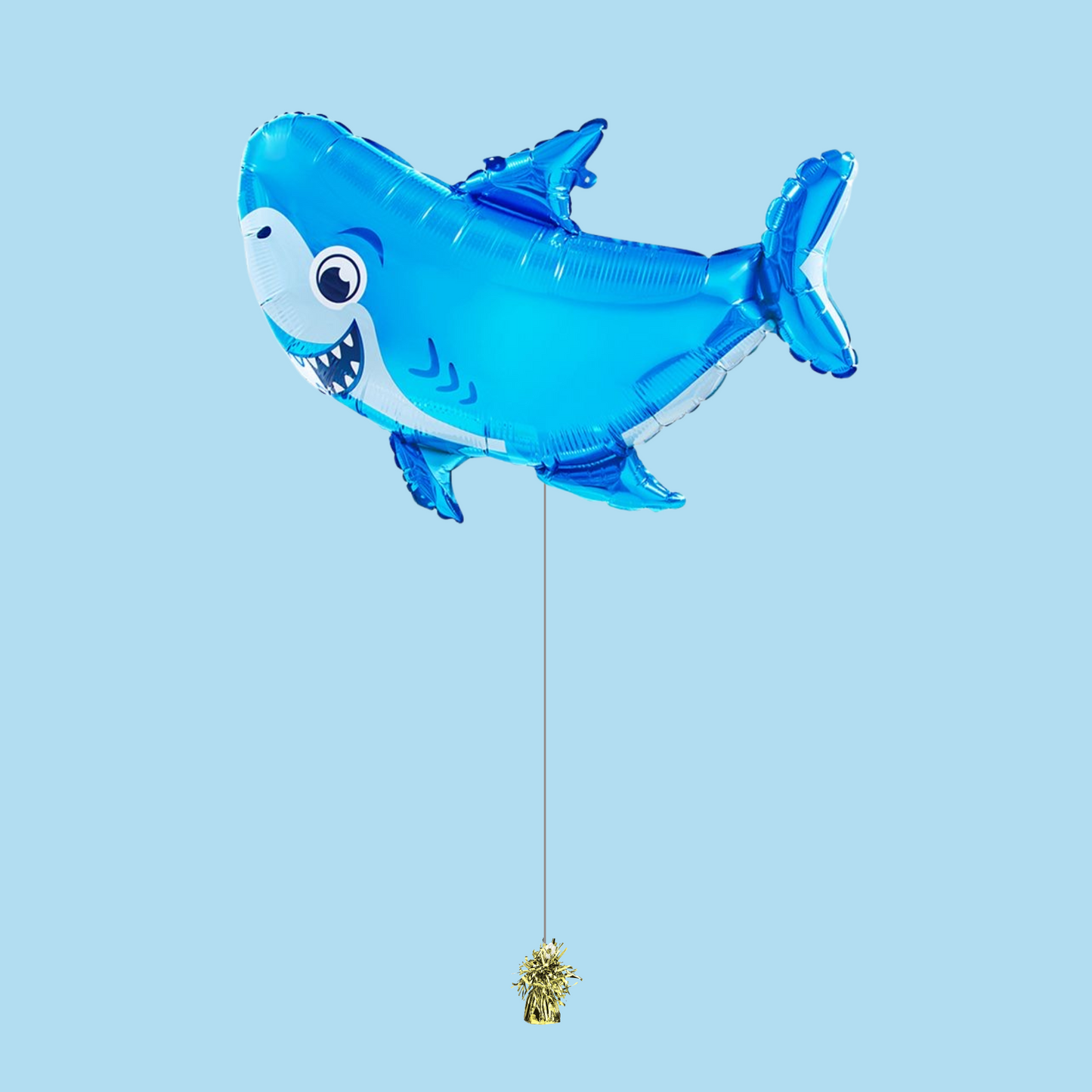 Blue Shark Foil Balloon