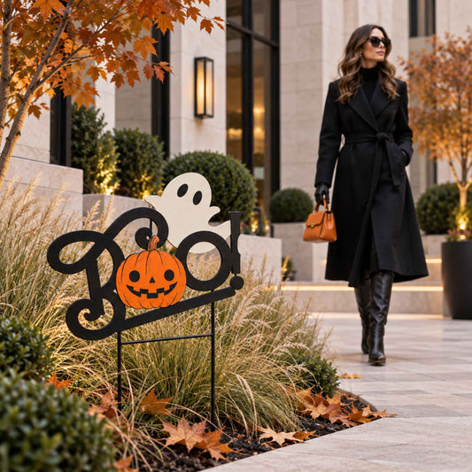 Halloween Boo! Metal Yard Stake by Ashland®